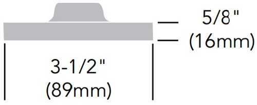 Sargent Inside & Outside Replacement L Rose for 11-Line