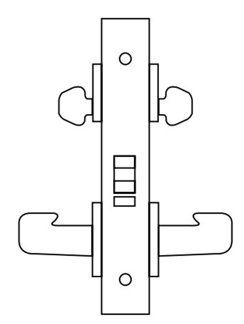 Sargent 8200 Series - (8236) Closet Lock Function Rose Trim, Heavy