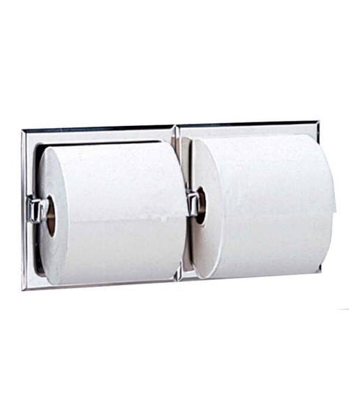 Bobrick B-697, 6977 Double Toilet Tissue Roll Dispenser