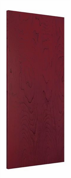 Wood Door 3'-0" x 6'-8", Rotary White Birch, Prefinished Cinnamon