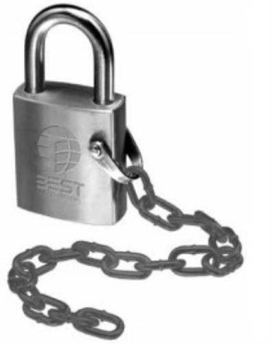BEST 21B Series Padlock, 3/4