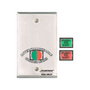 Securitron PB3 Series Push Button, Red/Green, Satin Stainless Steel