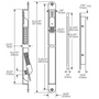 Adams Rite 4612 Power Transfer Device, 11-1/12"L