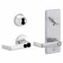 Schlage S200 Series Interconnected Lockset, Entrance-Double Locking (F97) Function