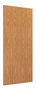 Wood Door 3'-0" x 7'-0", Plain Sliced Red Oak, Prefinished Clear