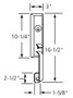 Corbin Russwin Pull/Thumbpiece Trim for ED5000