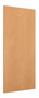 Wood Door 3'-0" x 7'-0", Plain Sliced White Maple, Prefinished Caramel