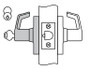Corbin Russwin CLX3357 Cylindrical Lockset, Storeroom/Closet Function