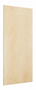 Wood Door 3'-0" x 8'-0", Plain Sliced White Maple, Unfinished