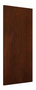 Wood Door 3'-6" x 7'-0", Plain Sliced White Maple, Prefinished Espresso