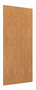 Wood Door 3'-6" x 6'-8", Plain Sliced Red Oak, Unfinished