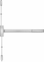 Best (Precision) Apex 2200, Grade 1, Surface Vertical Rod Exit Device, 36", Satin Stainless Steel