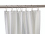 Bobrick 204-2, -3 White Vinyl Shower Curtain