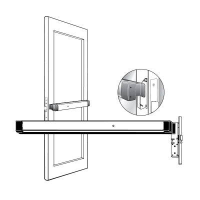 Adams Rite 8400 LifeSafety Narrow Stile Mortise Exit Device