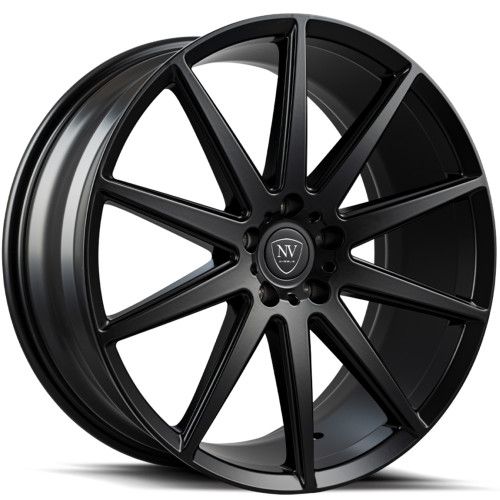 NV Wheels NVX 22x9 Matte Black Wheel NV Wheels NVX 5x120 30 NVX2295120+30MATTEBLACK