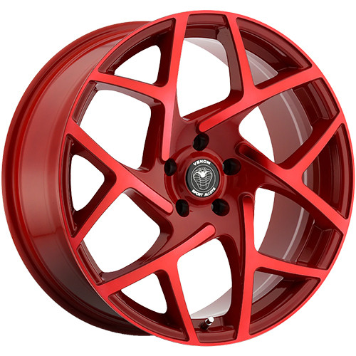 Venom 31 17x8 Red Wheel Venom 31 5x120 31 VEN311785120+31B-E