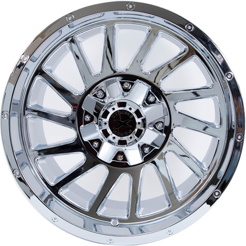 Xtreme Force Twist 20x10 Chrome Wheel Xtreme Force Twist 5x5.5 5x150 -25 20RCEX14