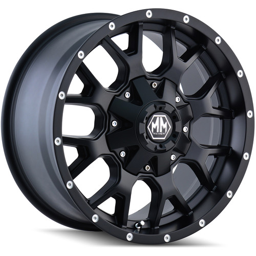 Mayhem Warrior 20x9 Black Wheel Mayhem Warrior 8015 6x135 6x5.5 -8 8015-2937MB-8