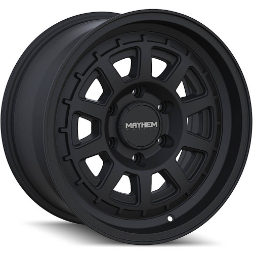 Mayhem Voyager 17x8 Matte Black Wheel Mayhem Voyager 8303 5x120 38 8303-7812MB38