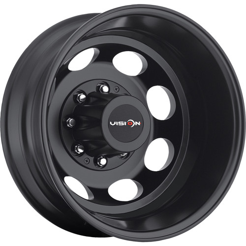 Vision Hauler Dually 17x6.5 Black Wheel Vision Hauler Dually 8x210 -143 181Z7679MBR