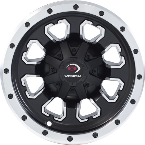 Vision Commander 14x7 Black Wheel Vision Commander 548 4x156 3 548-147156MBMF4