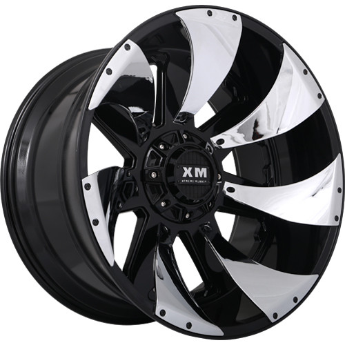 Xtreme Mudder XM-326 20x10 Black Chrome Wheel Xtreme Mudder XM-326 5x115 5x5 0 XM326201051155127078.1GBCI