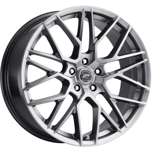 Platinum Retribution 18x8 Gray Wheel Platinum Retribution 459 5x100 35 459-8880G+35