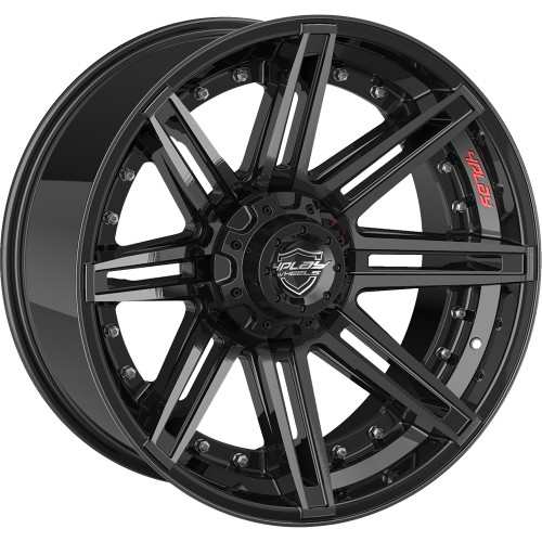 4Play 4P08 20x10 Black Wheel 4Play 4P08 5x5 5x5.5 -24 4P08-20100-5D55-24BBT