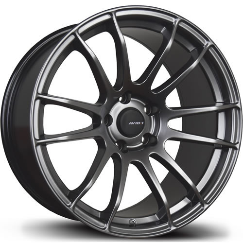 AVID1 AV20 18x9.5 Hyperblack Wheel AVID1 AV20 5x4.5 38 AV2018955H38HB