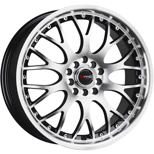 Drag DR19 18x7.5 Machined Black Wheel Drag DR19 5x100 5x4.5 45 DR191875054573GBM