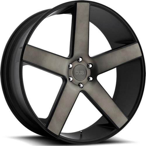 Dub Baller 22x9 Black Flake Wheel Dub Baller (S116) 5x115 15 S116229090+15