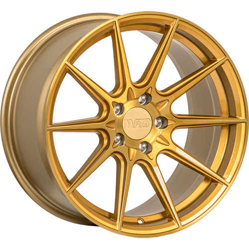 F1R F101 18x8.5 Gold Wheel F1R F101 5x112 42 F10118855112G42