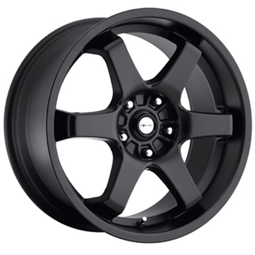 Focal X 17x7.5 Black Focal 421 Rim 5x114.3 & 5x100 +42 Offset 421-7718B+42 421-7718B+42