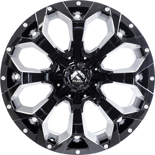 Fuel Assault 20x10 Gloss Black Wheel Fuel Assault (D576) 5x4.5 5x5 -18 D57620002647
