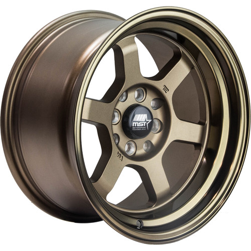 MST Time Attack 16x8 Matte Bronze Wheel MST Time Attack 4x100 20 01T-6849-20-BRBL