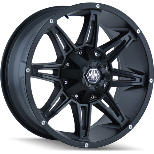 Mayhem Rampage 20x9 Black Wheel Mayhem Rampage (8090) 6x5.5 6x135 0 8090-2937MB