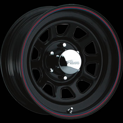 Pacer Black Daytona 16x8 Black Pacer Black Daytona Rim 8x6.5 (8x165.1) +0 Offset 342B-7880 342B-7880