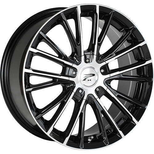 Platinum Genesis 16x7 Black Wheel Platinum Genesis 437 5x115 5x110 35 437-6710U+35