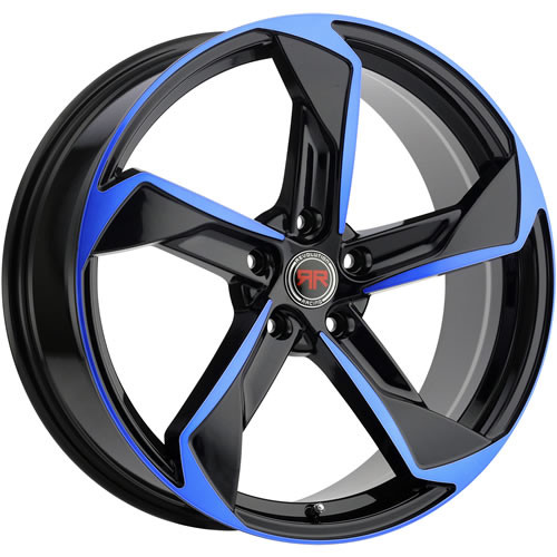 Revolution Racing RR20 18x8 Black Blue Wheel Revolution Racing RR20 5x4.5 40 RR20-188514+40BB