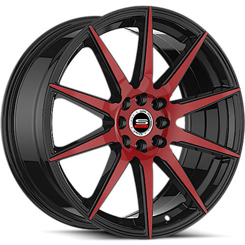 Spec-1 SP-51 20x8.5 Black Red Wheel Spec-1 SP-51 5x100 5x4.5 38 SP-5120852338GBR