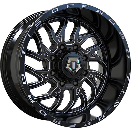 TIS 544BM 20x10 Black Milled Wheel TIS 544BM 8x170 -25 544BM-2108725