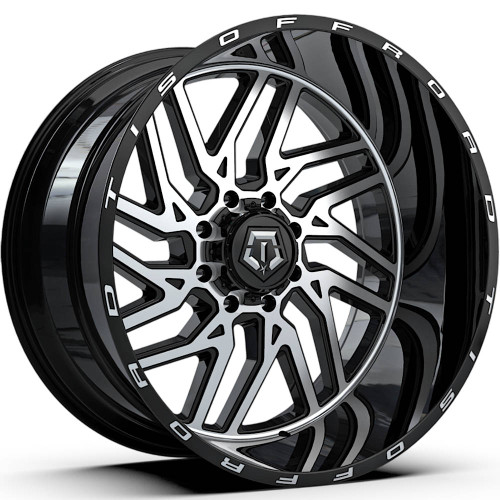 TIS 544MB 20x10 Machined Black Wheel TIS 544MB 6x135 6x5.5 -25 544MB-2106825