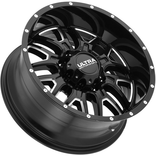 Ultra Hunter 17x9 Black Milled Wheel Ultra Hunter 203 8x170 12 203-7987BM+12