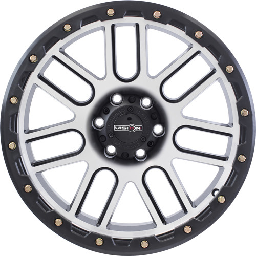 Vision Nemesis 20x9 Black Machined Wheel Vision Nemesis 111 6x5.5 10 111-2983MF10