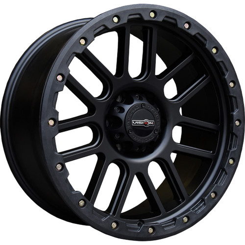 Vision Nemesis 17x9 Black Wheel Vision Nemesis 111 6x5.5 -12 111-7983MB-12