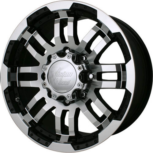 Vision Warrior 17x8.5 Black Vision Warrior Wheel 8x170 +18 Offset 375-7870GBMF18 375-7870GBMF18