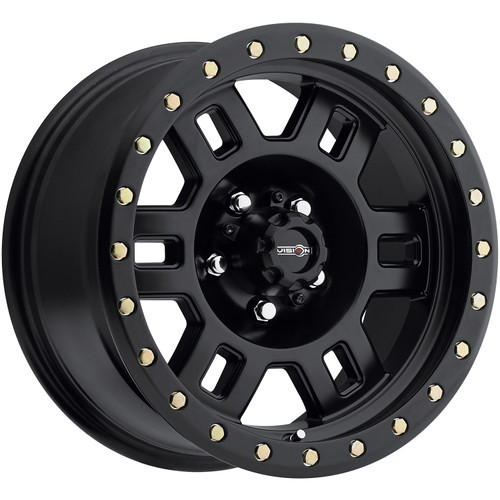 Vision Manx 16x8 Black Wheel Vision Manx (398) 6x5.5 0 398-6883MB0