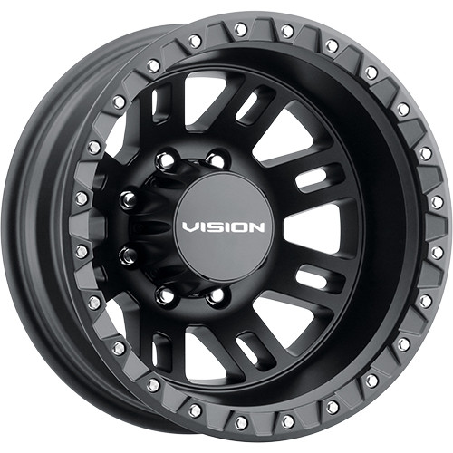 Vision Manx 2 17x6.5 Black Wheel Vision Manx 2 408 8x6.5 -143 408-7681SBR