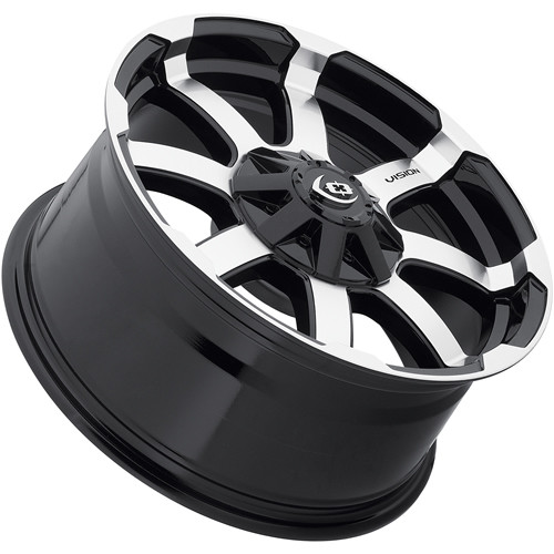 Vision Valor 17x8.5 Machined Black Wheel Vision Valor 5x5.5 18 413-7885GBMF18