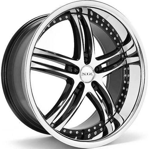 XIX X15 20x10 Machined Black Wheel XIX X15 5x120 25 X15201025+25BMS